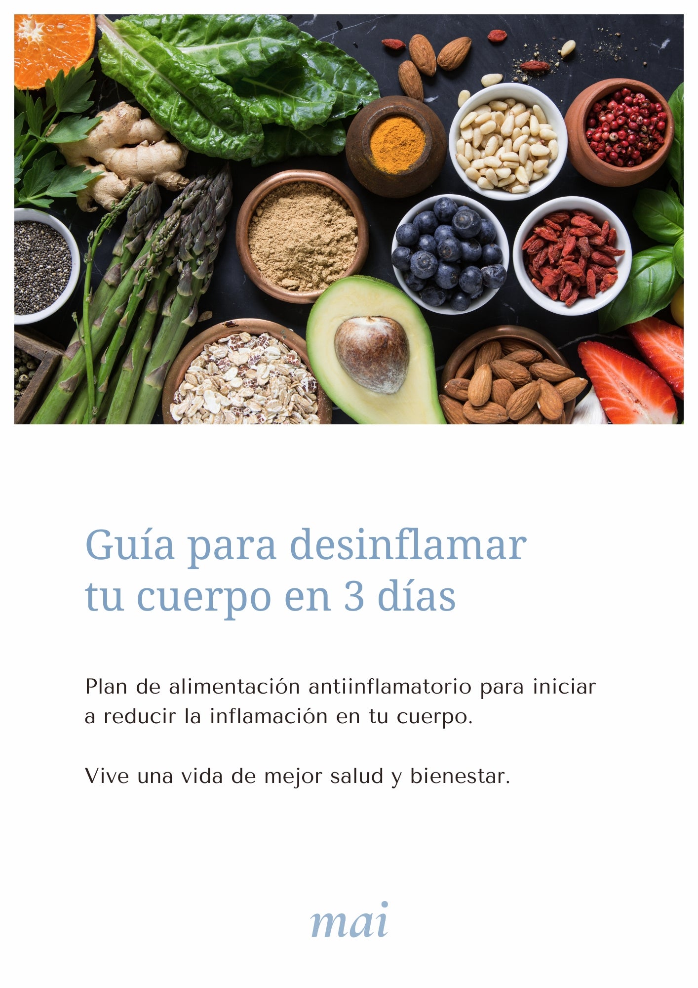 Guía para desinflamarte en 3 días
